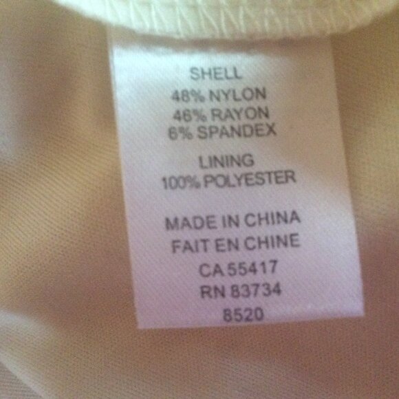 Linea Domani Ivory Lacy Medium Long Sleeve Lined Feminine Romantic Popover Tunic - Picture 5 of 5